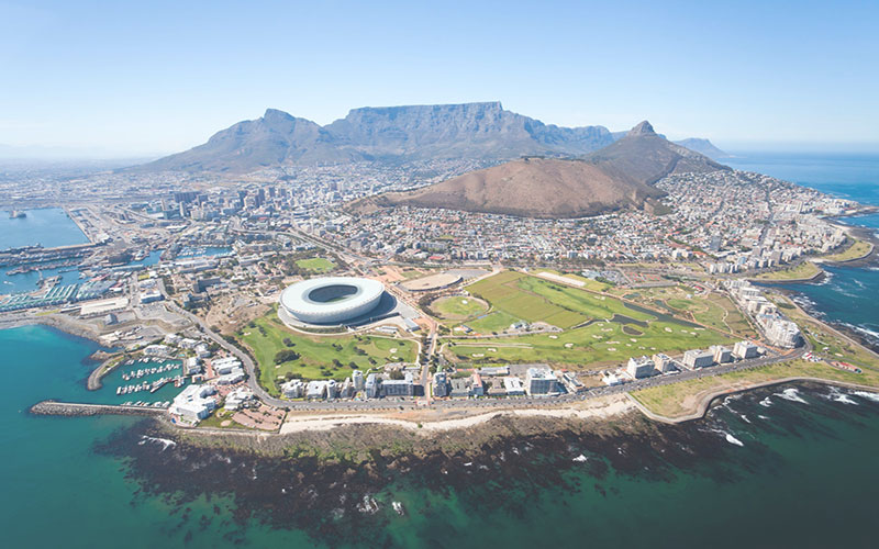 Bird view of Western Cape